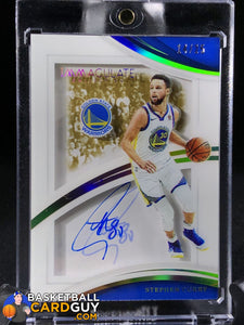 Stephen Curry 2017-18 Immaculate Collection Shadowbox Signatures /25 - Basketball Cards