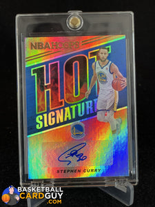 Stephen Curry 2018-19 Hoops Hot Signatures #49 autograph, basketball card