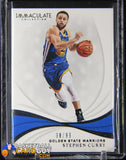 Stephen Curry 2018-19 Immaculate Collection #68 #/99 basketball card, numbered