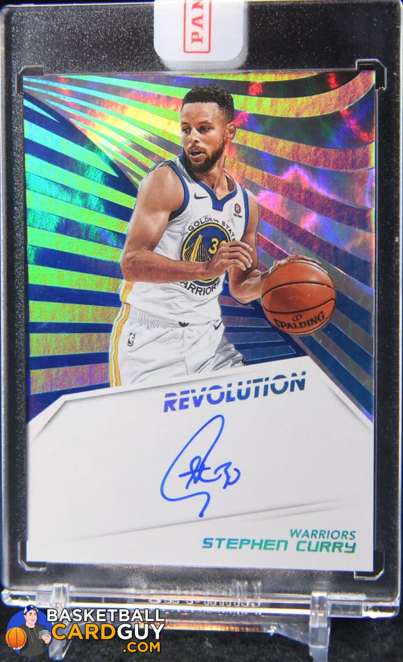 Stephen Curry 2018-19 Panini Revolution Autographs Infinite #3 - Basketball Cards