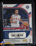 Stephen Curry 2020-21 Panini Prizm USA Basketball Prizms Green #10 basketball card, prizm