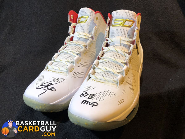 Stephen Curry Autographed All-Star Shoes “B2B MVP” Inscription (FANATI –  Basketball Card Guy