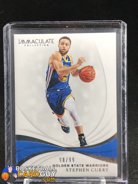 Stephen Curry Immaculate Collection 2018-19 Base Card #/99 - Basketball Cards