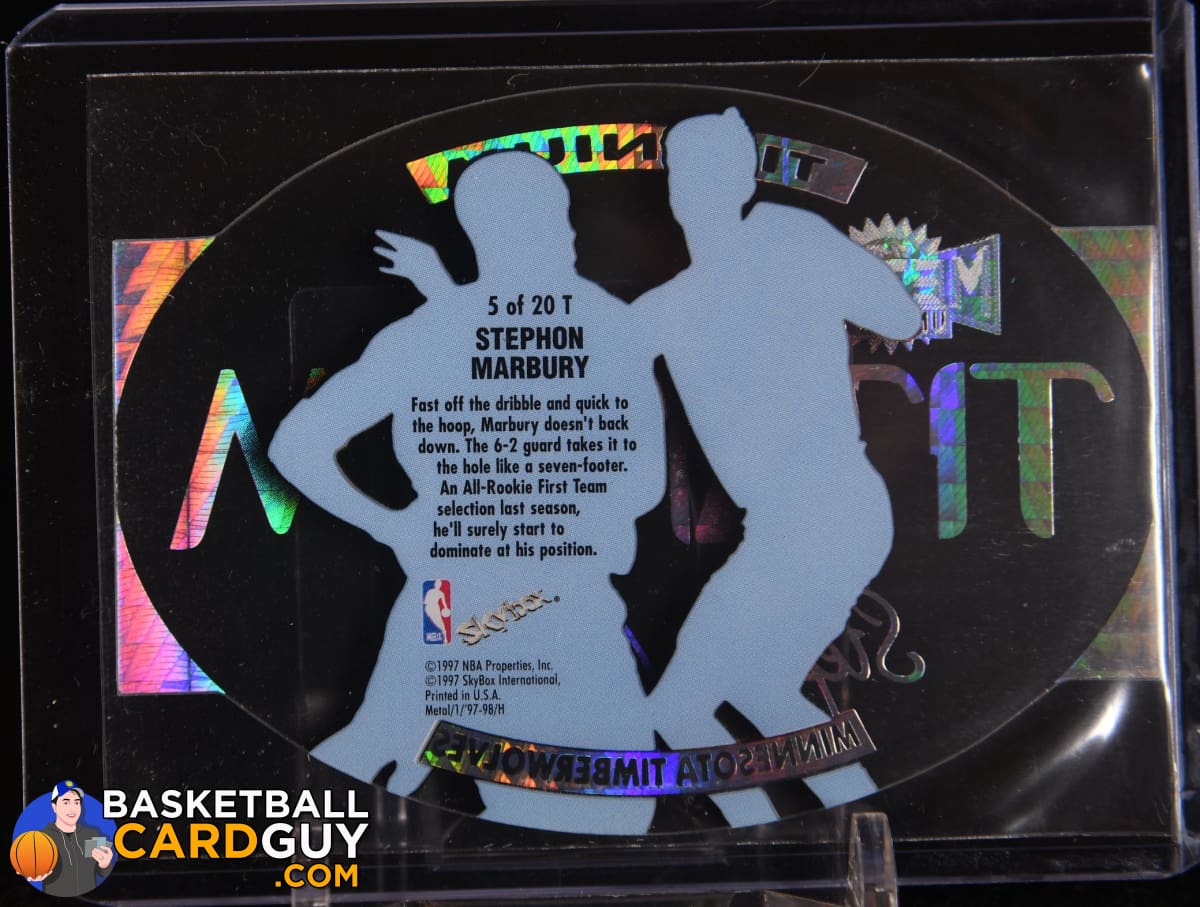 Stephon Marbury 1997-98 Metal Universe Titanium #5 – Basketball