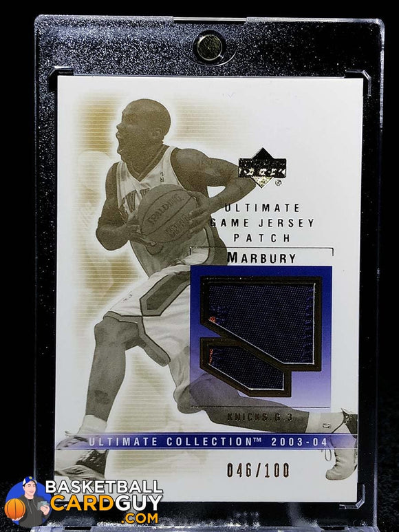 Stephon Marbury 2003-04 Ultimate Collection Patches - Basketball Cards