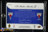 Steve Kerr/B.J. Armstrong 2007-08 SP Rookie Threads SP Marks Dual #MDKA #/50 autograph, basketball card, numbered