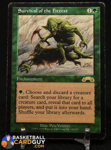 Survival of the Fittest 1998 Magic The Gathering Exodus #129 R G magic the gathering