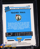 Tacko Fall 2019-20 Donruss Optic Fanactis Exclusive Green Wave RC basketball card, prizm, refractor, rookie card