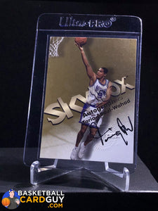 Tariq Abdul-Wahad 1998-99 Skybox Premium Autographics - Basketball Cards