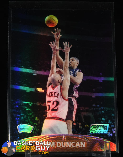 Tim Duncan 1999-00 Stadium Club Chrome Refractors #36 – Basketball
