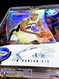 Tim Duncan 2001-02 Topps Pristine Autographs - Basketball Cards