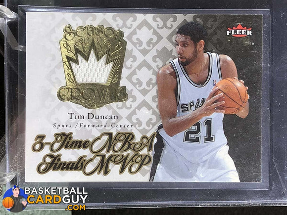 Tim Duncan 2007-08 Ultra SE Season Crowns Memorabilia - Basketball Cards
