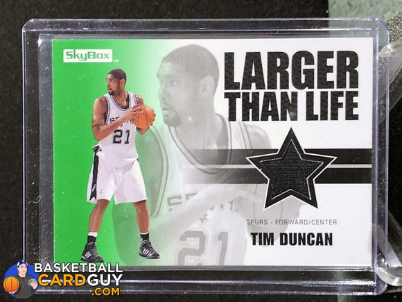 Tim Duncan 2008-09 SkyBox Larger Than Life - Basketball Cards