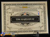 Tim Hardaway 2010-11 Panini Gold Standard Golden Age Signatures #/99 autograph, basketball card, numbered