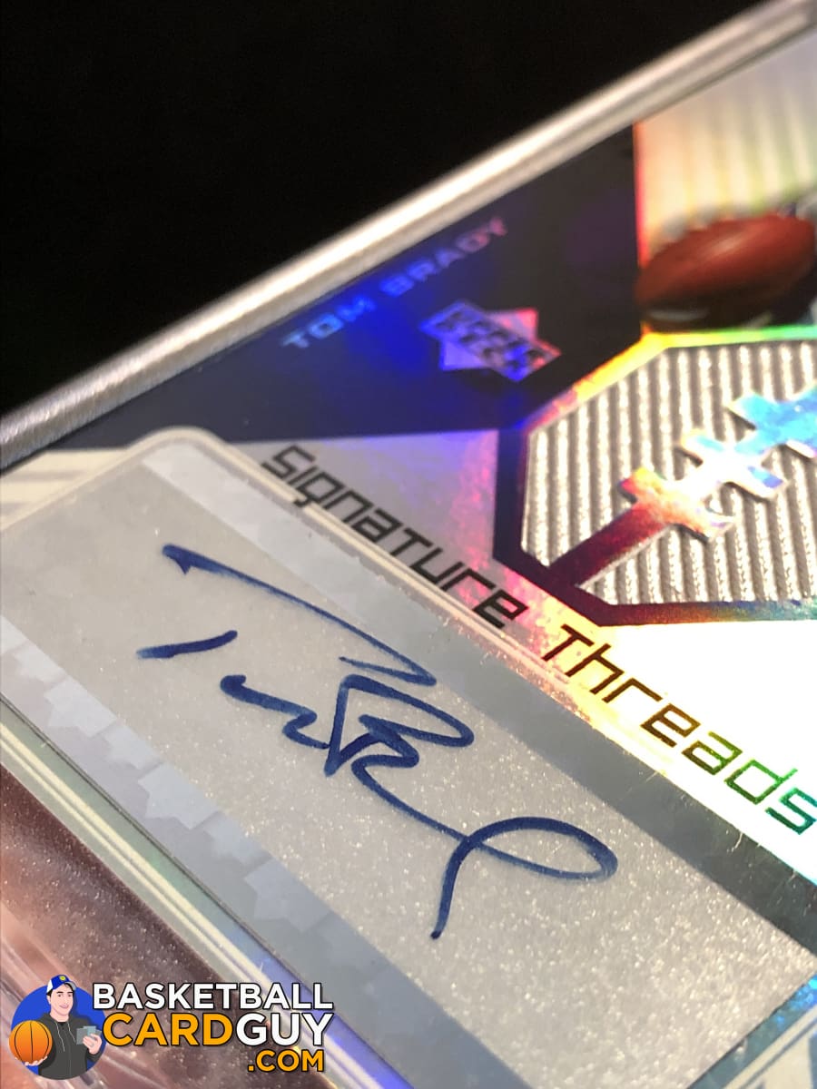 Tom Brady 2004 Reflections Signature Threads #STTB Tom Brady 2004 Reflections Signature Threads #STTB
