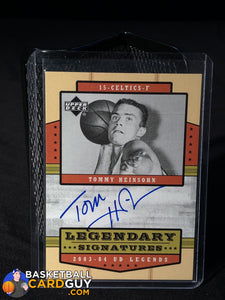 Tommy Heinsohn 2003-04 Upper Deck Legends Legendary Signatures #TH - Basketball Cards