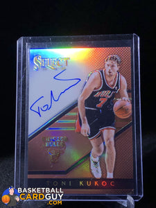 Toni Kukoc 2014-15 Select Signatures Copper Auto #/49 - Basketball Cards