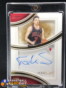Toni Kukoc 2015-16 Immaculate Collection Shadowbox Signatures #/99 - Basketball Cards