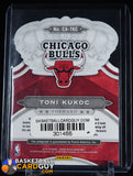 Toni Kukoc 2018-19 Crown Royale Crown Autographs Red #/49 autograph, basketball card, numbered