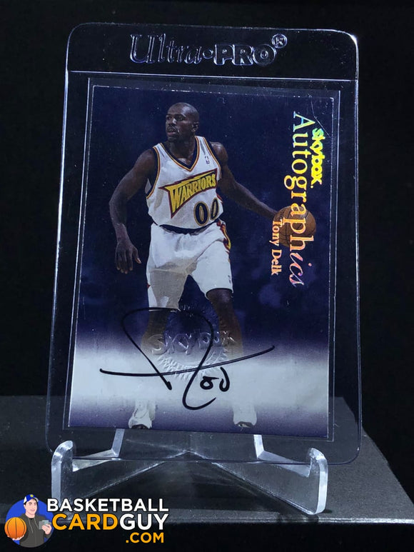 Tony Delk 1999-00 Skybox Premium Autographics - Basketball Cards