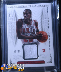 Tony Snell 2013-14 Panini National Treasures Sneaker Swatches /75 - Basketball Cards