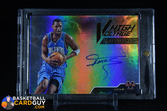 Tracy McGrady 2017-18 Panini Vanguard High Voltage Signatures #/49 autograph, basketball card, numbered