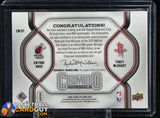 Tracy McGrady/Dwyane Wade 2009-10 SP Game Used Combo Materials #CMDT #/499 basketball card, game used, jersey, numbered