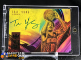Trae Young 2018-19 Court Kings Fresh Paint Autographs Jade SSP - Basketball Cards