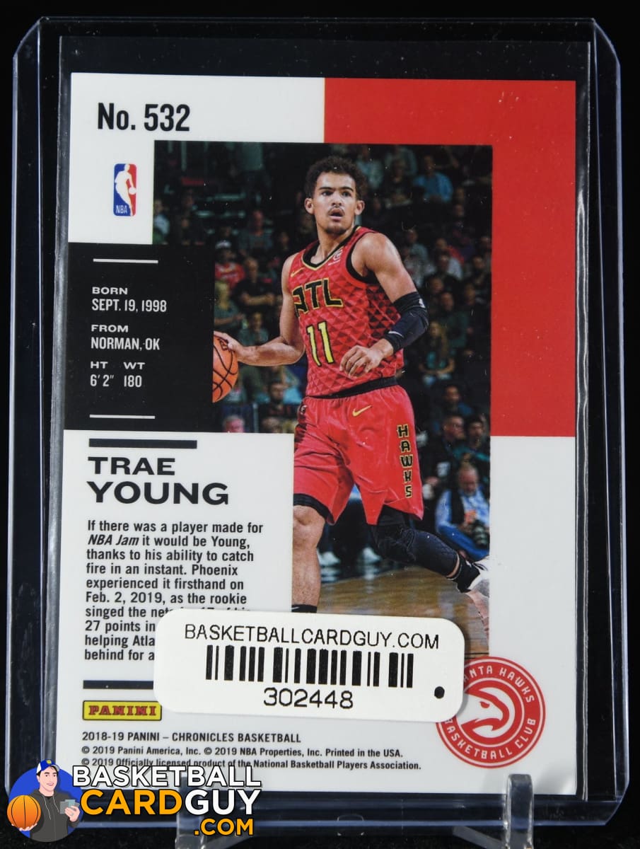 Trae Young 2018-19 Panini Chronicles #532 RC – Basketball
