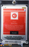 Trae Young 2018-19 Panini Impeccable Stainless Stars #12 - Basketball Cards