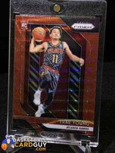 Trae Young 2018-19 Panini Prizm Prizms Red Wave #78 - Basketball Cards