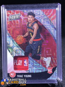 Trae Young RC 2018 Panini Black Friday NBA Logo Tag Patch - Basketball Cards