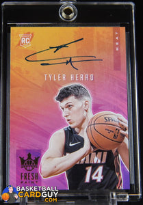Tyler Herro 2019-20 Court Kings Fresh Paint Autographs #/149 autograph, basketball card, numbered, rookie card