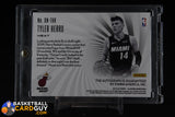 Tyler Herro 2019-20 Panini Illusions Draft Night Signatures #/32 RC Auto basketball card, numbered, patch