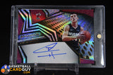 Tyler Herro 2019-20 Panini Revolution Rookie Autographs basketball card, numbered, patch