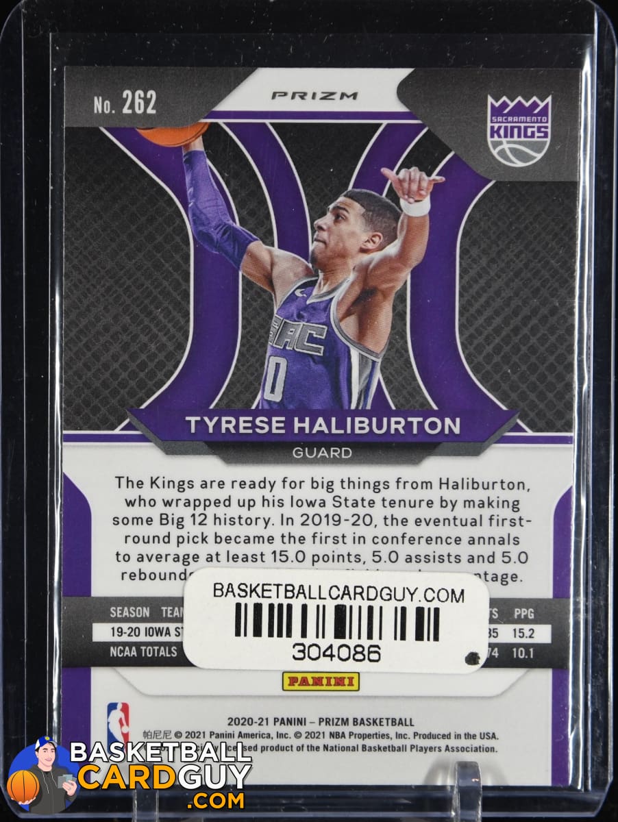 Newest Tyrese Haliburton Rookie Prizm *SILVER*