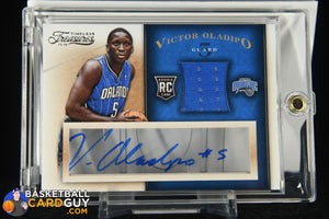 Victor Oladipo 2013-14 Timeless Treasures #104 JSY AU RC autograph, basketball card, jersey, numbered, rookie card