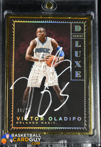 Victor Oladipo 2015-16 Panini Luxe DeLuxe Autographs #/25 autograph, basketball card, numbered