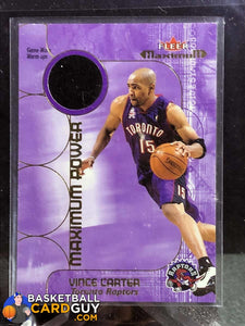 Vince Carter 2001-02 Fleer Maximum Power Warm-Ups #3 - Basketball Cards