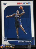 Zion Williamson 2019-20 Hoops #258 RC basketball card, rookie card