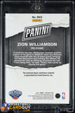 Zion Williamson 2021 Panini Father’s Day Memorabilia #BK6 Patch #/25 basketball card, numbered, patch